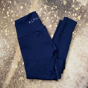 Alphalete R6 Seamless Leggings - Navy